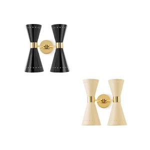 Stilnovo Megafono 2x2 Adjustable Double Emission Wall Lamp
