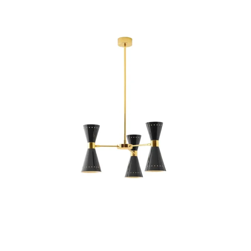 Stilnovo Megafono 3x2 Lampada Regolabile Doppio Cono a Sospensione Stilnovo Megafono 3x2 Lampada Regolabile Doppio Cono a Sospensione