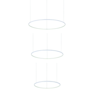 Ideal Lux Hulahoop Circular Suspension Lamp for Indoors