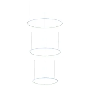 Ideal Lux Hulahoop Circular Suspension Lamp for Indoors