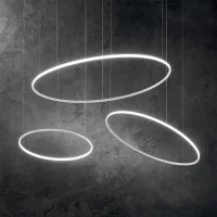 Ideal Lux Hulahoop Lampada a Sospensione Circolare da Interno