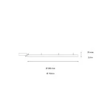 copy of Ideal Lux Hulahoop Circular Suspension Lamp for Indoors