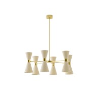 Stilnovo Megafono 6x2 Adjustable Double Emission Suspension Lamp