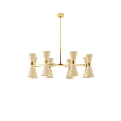 Stilnovo Megafono 8x2 Adjustable Double Emission Suspension Lamp