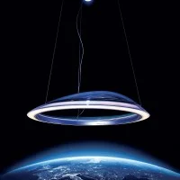 Artemide Ameluna RGB LED Suspension Lamp by Mercedes Benz