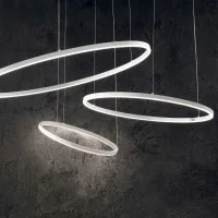 Ideal Lux Oracle Slim Lampada Circolare LED 4000K a Sospensione
