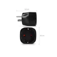 Adattatore Presa Schuko da Tipo F a Stati Uniti USA Tipo B 100-240V Adattatore Presa Schuko da Tipo F a Stati Uniti USA Tipo B 100-240V