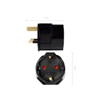 Socket Adapter Schuko from Type F to England UK Type A