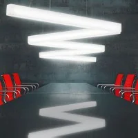Esse-Ci Semplice LED Lampada a Sospensione e Applique Lineare