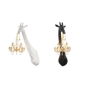 Qeeboo Giraffe In Love Lampada da Parete Attacco E14 per Interno