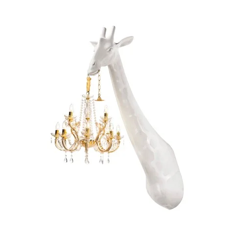 Qeeboo Giraffe In Love Wall Lamp E14 Socket for Indoor