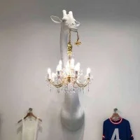 Qeeboo Giraffe In Love Lampada da Parete Attacco E14 per Interno