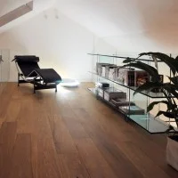 Fontana Arte Teso Console 1989 in Glass By Renzo Piano