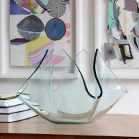 Fontana Arte Cartoccio Q 1932 Glass Vase By Pietro Chiesa