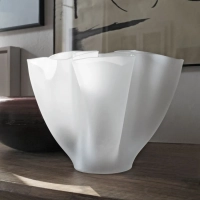 Fontana Arte Cartoccio 1932 Opal Glass Vase By Pietro Chiesa