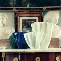 Fontana Arte Cartoccio 1932 Opal Glass Vase By Pietro Chiesa