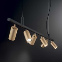 Ideal Lux Dynamite LED Chandelier with Adjustable Suspension