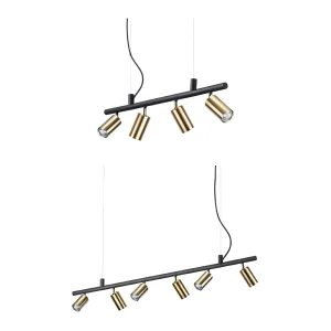 Ideal Lux Dynamite LED Chandelier with Adjustable Suspension