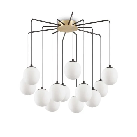Ideal Lux Rhapsody LED Suspension Lamp with Spherical Glass Diffusers