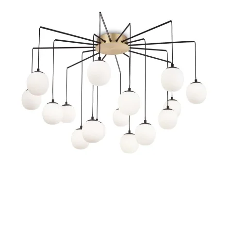 Ideal Lux Rhapsody LED Suspension Lamp with Spherical Glass Diffusers