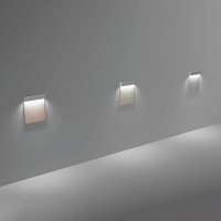 Flos Real Matter LED Recessed Wall Lamp Brushed Bronze IP65