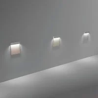 Flos Real Matter LED Recessed Wall Lamp Brushed Bronze IP65