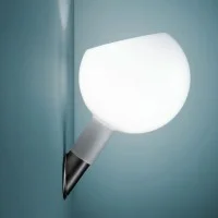 Fontana Arte Parola Lampada da Parete Dimmerabile in Vetro 1980