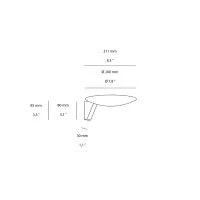 Wever & Ducrè Scava Applique LED Dimmerabile in Alluminio per Interno