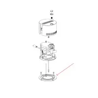 Artemide Spare Subbase with Rubber Feet for TIZIO Lamps