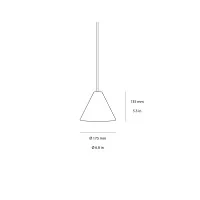 Louis Poulsen Keglen 175 Lampada LED Conica da Sospensione By BIG