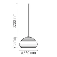 Flos Splugen Brau Lampada da Soffitto a Sospensione By Achille