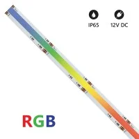 RGB COB LED Strip 5 Meters 15W/m 12V Dimmable IP65 RGB COB LED Strip 5 Meters 15W/m 12V Dimmable IP65