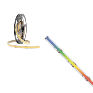 Striscia LED COB RGB 5 Metri 15W/m 12V Dimmerabile IP65