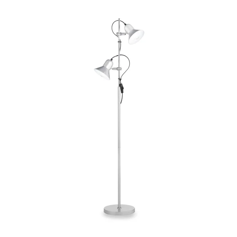 Ideal Lux Polly Vintage Style Floor Lamp with Adjustable Diffusers
