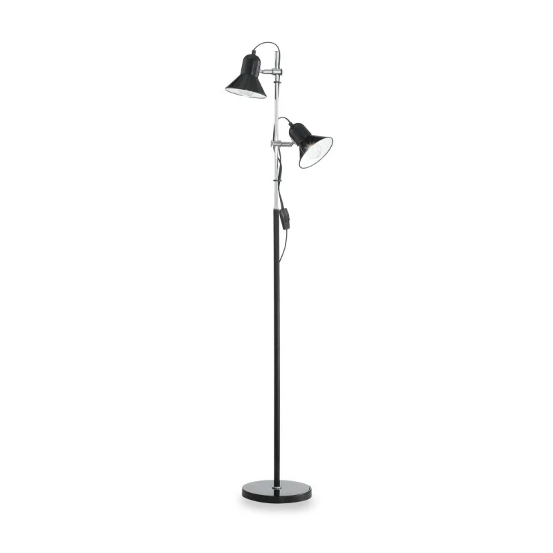 Ideal Lux Polly Vintage Style Floor Lamp with Adjustable Diffusers Ideal Lux Polly Vintage Style Floor Lamp with Adjustable Diffusers