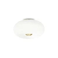 copy of Ideal Lux Arizona Glass Suspension LED Lamp with Brass Details