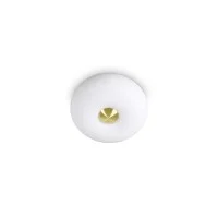 copy of Ideal Lux Arizona Glass Suspension LED Lamp with Brass Details