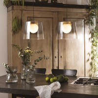 Ideal Lux Fade LED Suspension Lamp in Shaded Blown Glass