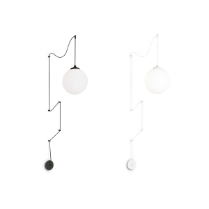 Ideal Lux Boa Suspension Lamp in Glass with Long Adjustable Cable
