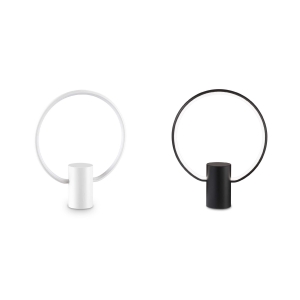 Ideal Lux Cerchio Modern Minimal and Circular LED Table Lamp