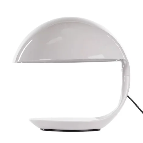 Martinelli Luce Cobra Lampada da Tavolo Bianco By Elio Martinelli 1968