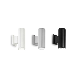 Ideal Lux Base Applique a Cilindro in Alluminio per Esterno
