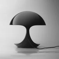 Martinelli Luce Cobra Lampada da Tavolo Nero By Elio Martinelli 1968