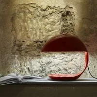 Martinelli Luce Cobra Red Table Lamp 50th Anniversary By Elio Martinelli Martinelli Luce Cobra Red Table Lamp 50th Anniversary By Elio Martinelli
