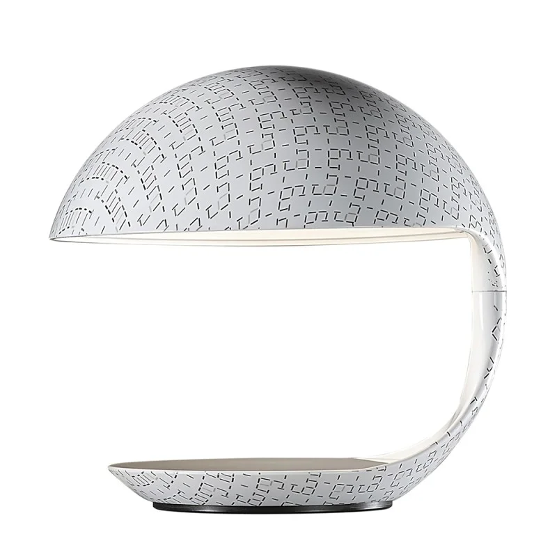 Martinelli Luce Cobra Texture Lampada da Tavolo By Adolini+Simonini
