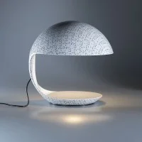 Martinelli Luce Cobra Texture Lampada da Tavolo By Adolini+Simonini
