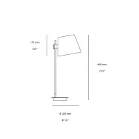 Ideal Lux Axel Table Lamp in Wood with Adjustable Lampshade