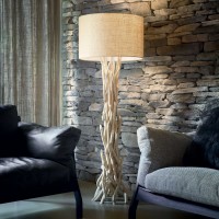 Ideal Lux Driftwood Lampada da Terra con Rami in Legno Naturale