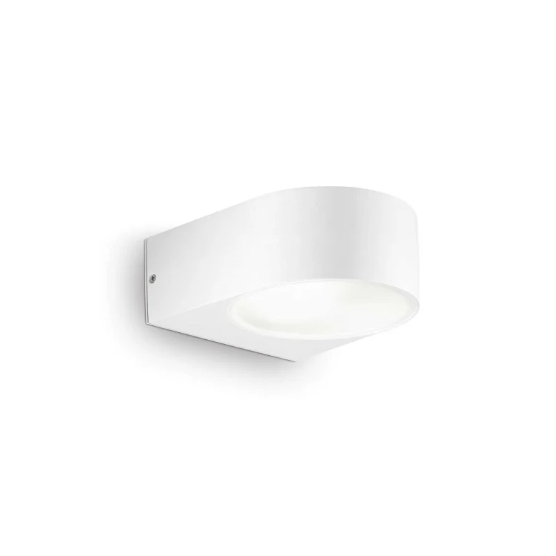 Ideal Lux Iko Semicircular Wall Lamp in Aluminum for Outdoor Ideal Lux Iko Semicircular Wall Lamp in Aluminum for Outdoor