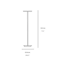 Ideal Lux Colonna Lampada LED da Terra Minimal in Metallo